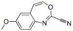 7-Methoxy-3,1-benzoxazepine-2-carbonitrile 结构式