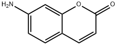 7-アミノ-2H-1-ベンゾピラン-2-オン 化学構造式