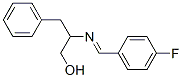 2-[(4-fluorophenyl)methylideneamino]-3-phenyl-propan-1-ol Structure