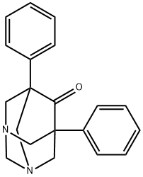 5,7-二苯基-1,3-二氮杂金刚烷-6-酮, 19066-35-4, 结构式