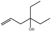 1,1-ジエチル-3-ブテン-1-オール 化学構造式