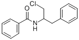 Benzamide, N-(alpha-(chloromethyl)phenethyl)- Structure