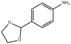 4-(1,3-二氧戊环-2-基)苯胺,19073-14-4,结构式
