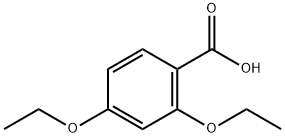2,4-ジエトキシ安息香酸 化学構造式