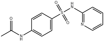 N-(4-(N-(吡啶-2-基)氨磺酰)苯基)乙酰胺, 19077-98-6, 结构式