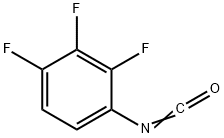 2,3,4-TRIFLUOROPHENYL ISOCYANATE Struktur