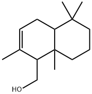 1,4,4a,5,6,7,8,8a-Octahydro-2,5,5,8a-tetramethyl-1-naphthalenemethanol Struktur