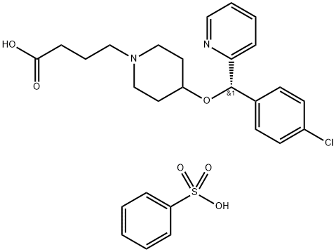 苯磺酸贝托司汀 结构式