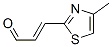 190834-45-8 2-Propenal,  3-(4-methyl-2-thiazolyl)-