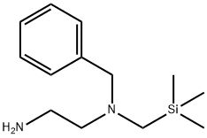 (2-Aminoethyl)(benzyl)[(trimethylsilyl)methyl]amine Structure