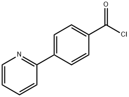 4-（2-吡啶基）苯甲酰氯,190850-37-4,结构式