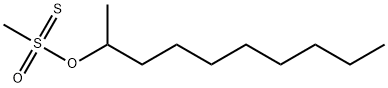 S-癸基硫代甲烷磺酸酯,190852-38-1,结构式
