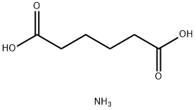 己二酸铵, 19090-60-9, 结构式