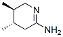 2-Pyridinamine,3,4,5,6-tetrahydro-4,5-dimethyl-,(4S-trans)-(9CI) 化学構造式