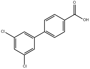 3',5'-二氯联苯-4-羧酸 结构式