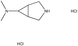 N, N-二甲基-3-氮杂双环[3.1.0]己烷-6-胺二盐酸盐,1909337-55-8,结构式