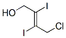 4-Chloro-2,3-diiodo-2-buten-1-ol Structure