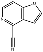 フロ[3,2-c]ピリジン-4-カルボニトリル 化学構造式