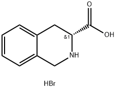 1,2,3,4-TETRAHYDRO-3-ISOQUINOLINE CARBOXYLIC ACID HYDROBROMIDE,190961-50-3,结构式