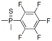 Dimethyl(pentafluorophenyl)phosphine sulfide 结构式