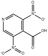 3,5-DINITROISONICOTINIC ACID 化学構造式