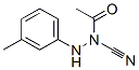 Acetic  acid,  1-cyano-2-(3-methylphenyl)hydrazide 化学構造式