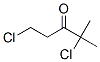 3-Pentanone,  1,4-dichloro-4-methyl- Structure
