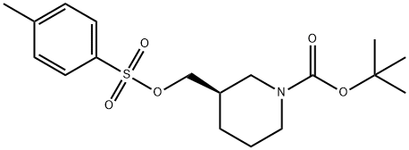 (R)-3-(Tosyloxymethyl)-N-Boc-piperidine
 Struktur