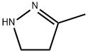 4,5-ジヒドロ-3-メチル-1H-ピラゾール 化学構造式