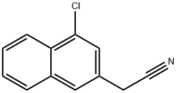 2-Naphthaleneacetonitrile, 4-chloro- Struktur