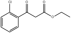 (2-クロロベンゾイル)酢酸エチル 化学構造式