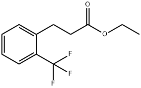 3-(2-TRIFLUOROMETHYL-PHENYL)-PROPIONIC ACID ETHYL ESTER Structure