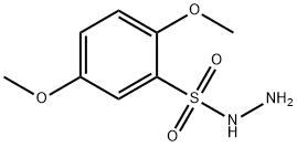 2,5-DIMETHOXYBENZENESULFONOHYDRAZIDE 化学構造式