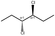 (3R,4S)-3,4-ジクロロヘキサン 化学構造式