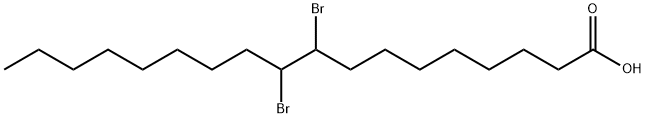 9,10-DIBROMOSTEARIC ACID Structure