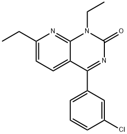 4-(3-CHLOROPHENYL)-1,7-DIETHYLPYRIDO[2,3-D]PYRIMIDIN-2(1H)-ONE Structure