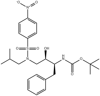 tert-Butyl [(1S,2R)-1-benzyl-2-hydroxy-3-[isobutyl[(4-nitrophenyl)sulfonyl]amino]propyl]carbamate