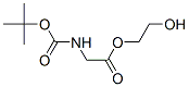 Glycine, N-[(1,1-dimethylethoxy)carbonyl]-, 2-hydroxyethyl ester (9CI) Struktur