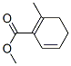 1,5-Cyclohexadiene-1-carboxylicacid,2-methyl-,methylester(9CI) Struktur