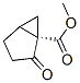 Bicyclo[3.1.0]hexane-1-carboxylic acid, 2-oxo-, methyl ester, (1S)- (9CI) Structure