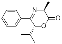 (3S,6R)-6-Isopropyl-3-methyl-5-phenyl-3,6-dihydro-2H-1,4-oxazin-2-one,191284-34-1,结构式