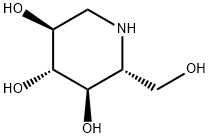 1-脱氧野尻霉素,19130-96-2,结构式