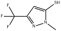2-Methyl-5-trifluoromethyl-2H-pyrazole-3-thiol Structure