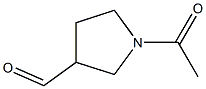 3-Pyrrolidinecarboxaldehyde, 1-acetyl-, (-)- (9CI) 结构式