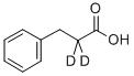 HYDROCINNAMIC-2,2-D2 ACID, 19136-97-1, 结构式