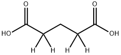 PENTANEDIOIC-2,2,4,4-D4 ACID,19136-99-3,结构式