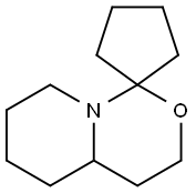 Spiro[cyclopentane-1,1-[1H,3H]pyrido[1,2-c][1,3]oxazine], hexahydro- (8CI) 化学構造式