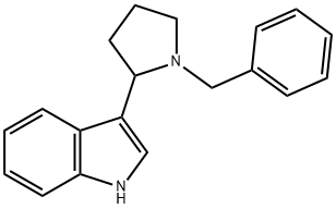 3-(1-Benzyl-2-pyrrolidinyl)-1H-indole Structure