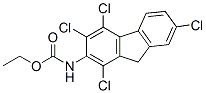 N-(1,3,4,7-Tetrachloro-9H-fluoren-2-yl)carbamic acid ethyl ester,1914-42-7,结构式