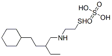 2-[(4-Cyclohexyl-2-ethylbutyl)amino]ethanethiol sulfate Structure